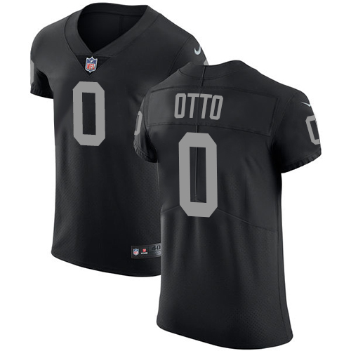 Nike Raiders #00 Jim Otto Black Team Color Men's Stitched NFL Vapor Untouchable Elite Jersey